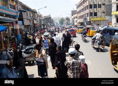 Begum Bazar Hyderabad India Stock Photo - Alamy