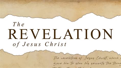 Jesus Christ Revelation