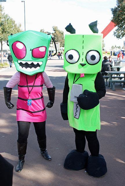 invader zim and gir | Clever halloween costumes, Invader zim, Amazing ...