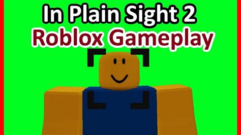 Roblox In Plain Sight 2 Gameplay (Halloween!) - YouTube