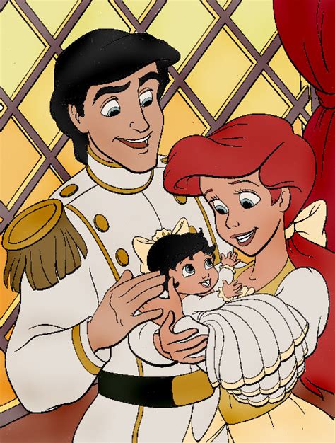 Ariel, Melody and Eric - Ariel and Eric Fan Art (24491782) - Fanpop