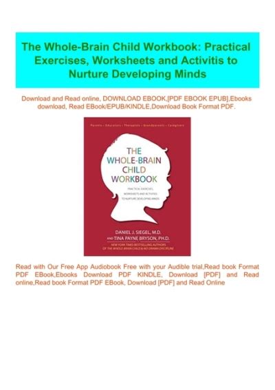 PDF) The Whole-Brain Child Workbook Practical Exercises Worksheets and ...