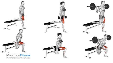 Bulgarian Split Squat: 4 Varianten und ihre Ausführung