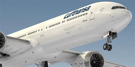 3D boeing 777-9 aircraft lufthansa model - TurboSquid 1504954