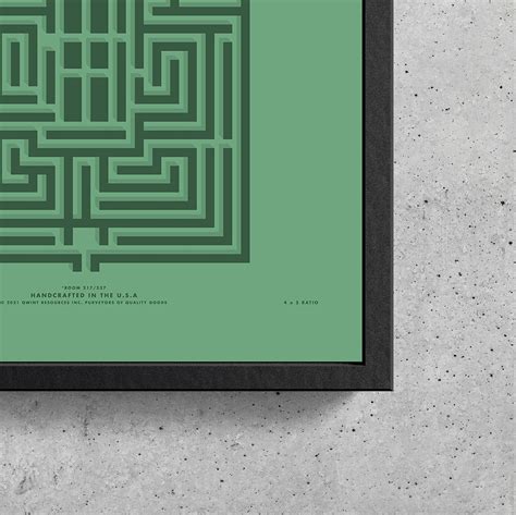 Overlook Hotel Maze Wall Art Printable the Shining Stanley - Etsy