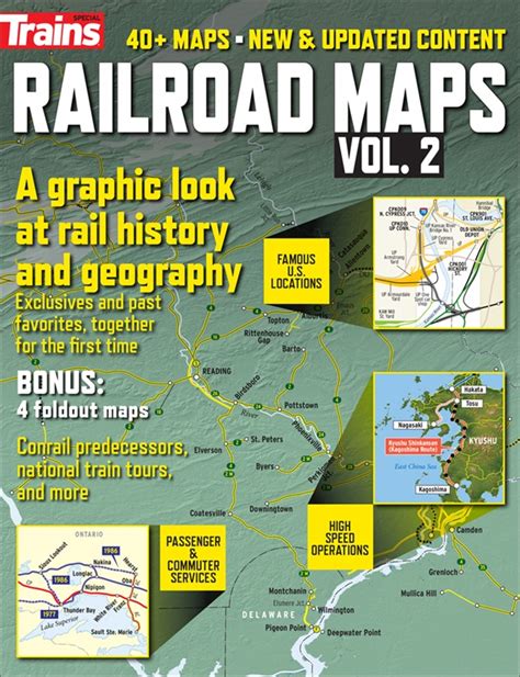 Railroad Maps, Vol. 2 – All American Trains