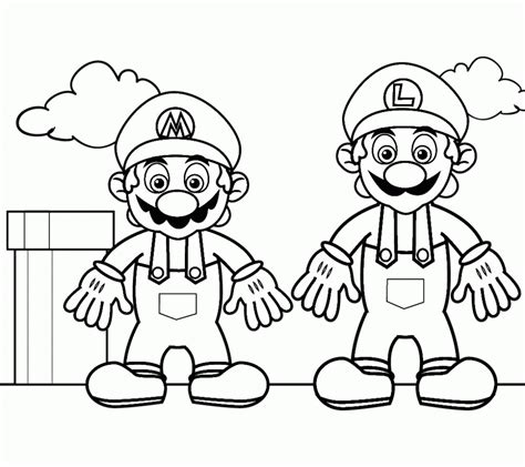 Dibujos de mario bros para colorear - Imagui