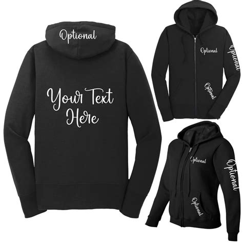 Create Your Own Full-Zip Hoodie - Personalized Brides