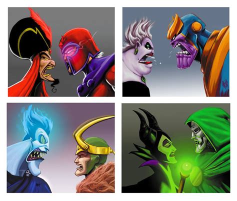 Disney Villains vs Marvel Villains by LaRhsReBirTh Comic Book Villains ...