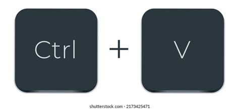 Ctrl C Ctrl V Keyboard Buttons Stock Vector (Royalty Free) 2173425471 | Shutterstock