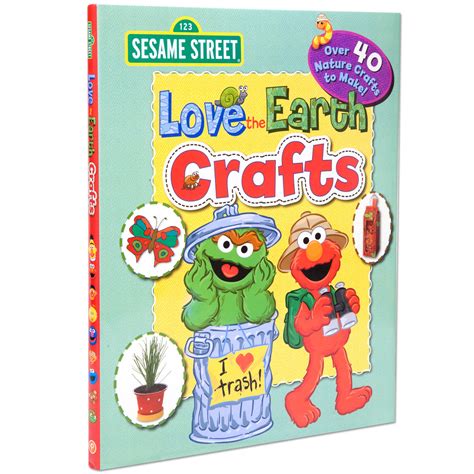 Sesame Street Love The Earth Crafts Book | Musictoday Superstore