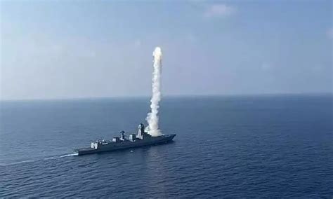 Ship-launched Version of BrahMos Supersonic Missile