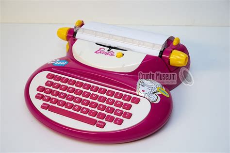 Barbie typewriter