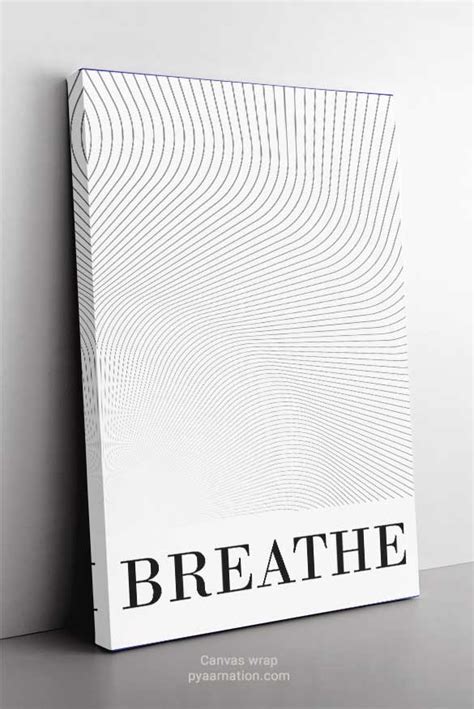 Breathe Wall Art For Home - Pyaarnation