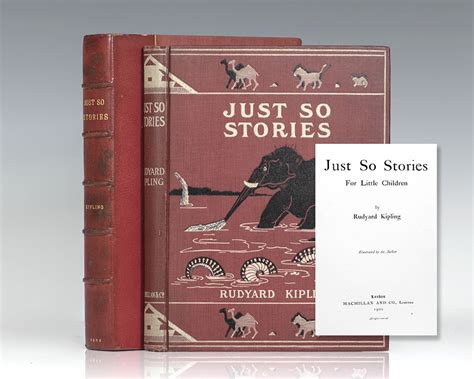 Just So Stories Rudyard Kipling First Edition