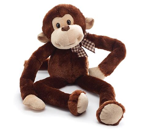 Plush Brown Monkey With Long Arms/Legs