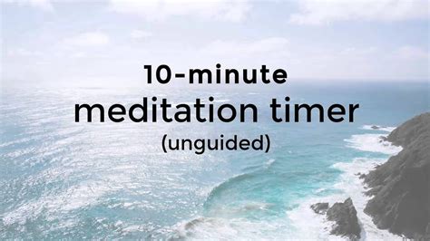 10 Minute Meditation Timer With Bell (Unguided) - YouTube