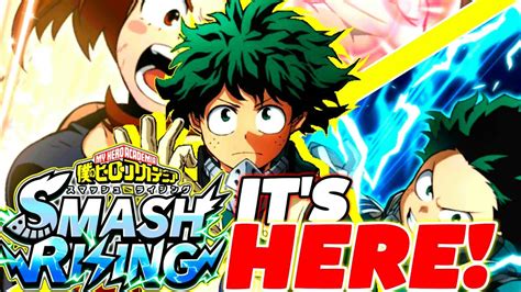 SMASH RISING IS HERE!! (My Hero Academia: SMASH Rising) [Gameplay ...