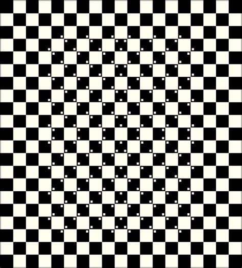 Pinched Squares - Optical Illusion Picture