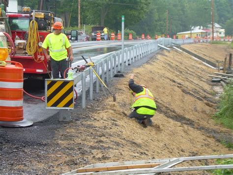 Box Beam End Treatment Guardrail Installation | ELDERLEE, INC