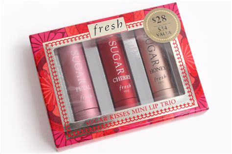 theNotice - Fresh Sugar Kisses Mini Lip Trio review, swatches, photos ...