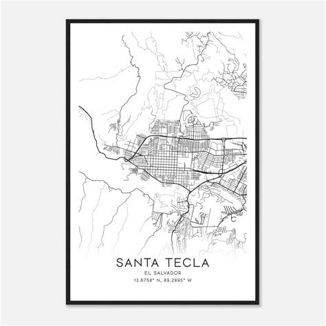 Santa Tecla - Custom Maps & Posters