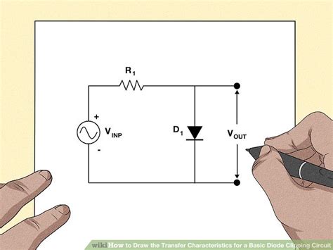 How to Draw the Transfer Characteristics for a Basic Diode Clipping Circuit