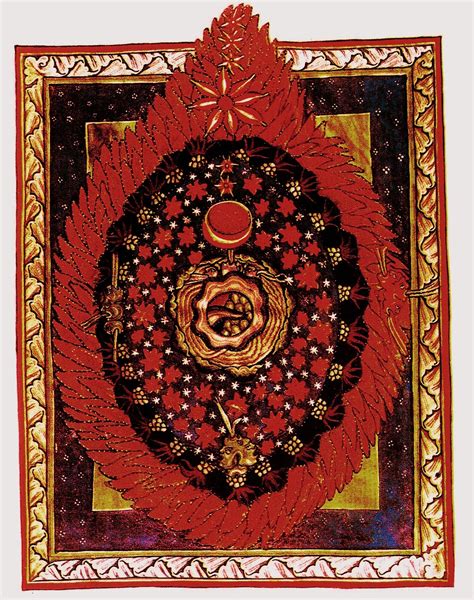 Scivias Hildegard of Bingen 1142-52 Medieval Manuscript, Medieval Art, Illuminated Manuscript ...