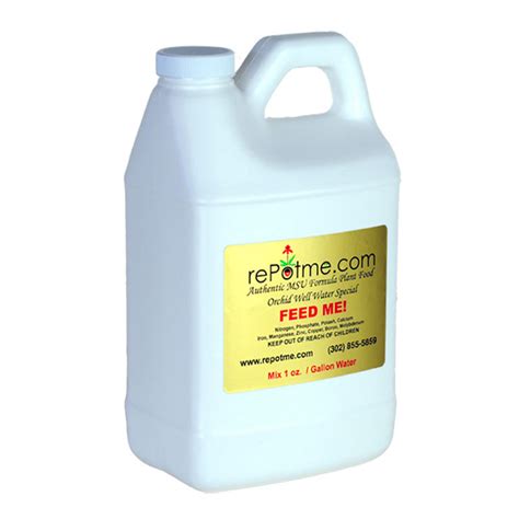 FEED ME! MSU Orchid Fertilizer - Well Water - 64 oz (Half Gallon)