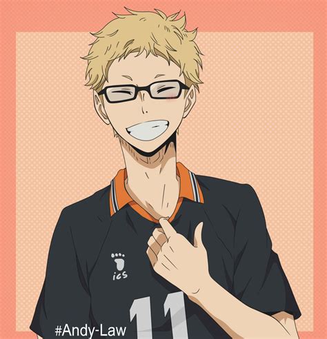 Tsukishima Kei HAIKYUU by Andy-Law on DeviantArt