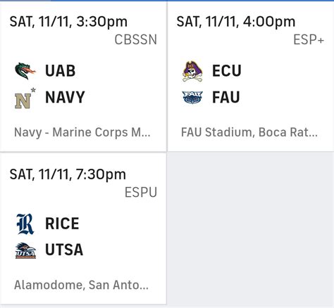 2023 AAC Football - Week 11 News, Schedule, Discussion - AAC FOOTBALL ...