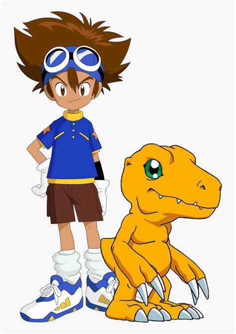 Tai & Agumon - Digimon Png, Transparent Png , Transparent Png Image - PNGitem