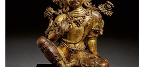 Global Nepali Museum - A GILT COPPER FIGURE OF INDRA | Global Nepali Museum