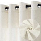 Cream Linen Curtains 84 Inch Length 2 Panels for Living Room 52Wx84L Natural | eBay