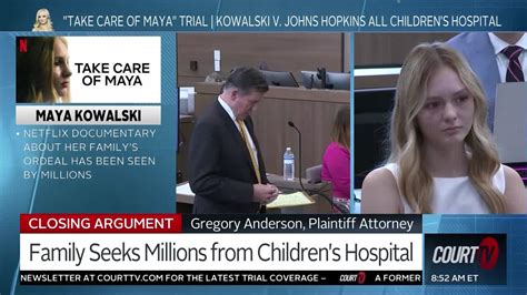 'Take Care of Maya' Trial: Kowalski Family Attorneys Deliver Closing Arguments | Court TV Video