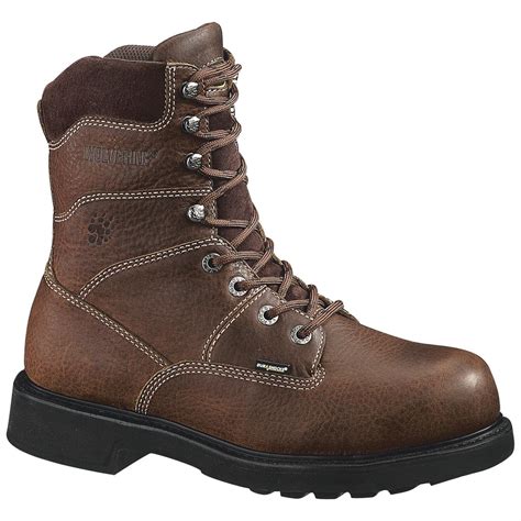 Wolverine Men's Tremor DuraShocks 8" Slip Resistant Work Boots - 132182, Work Boots at Sportsman ...