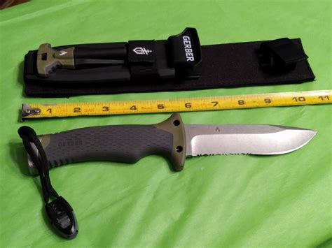 GERBER ULTIMATE SURVIVAL FIXED BLADE KNIFE W/ SHEATH - NEW for Sale - ScienceAGogo