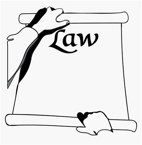 Clipart - Law Clipart Black And White, HD Png Download , Transparent Png Image - PNGitem