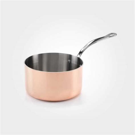 18cm Copper Induction Saucepan & Lid - Sir Gordon Bennett