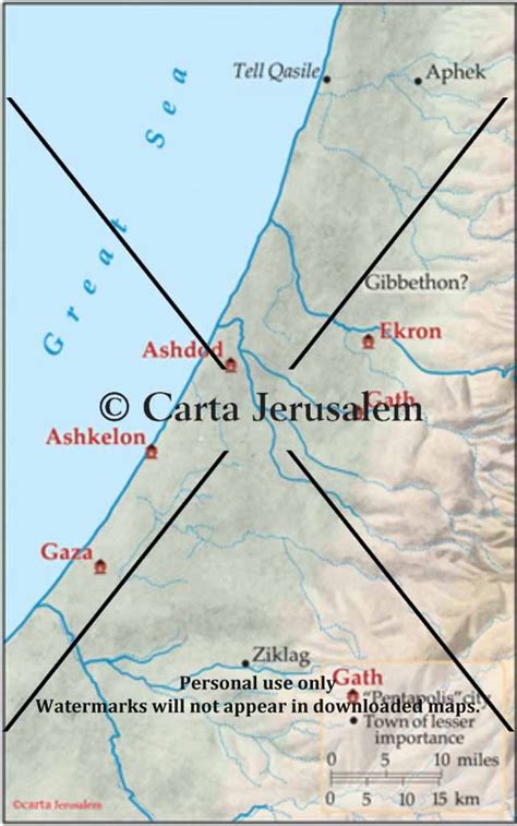 The Cities Of Philistia - Biblewhere