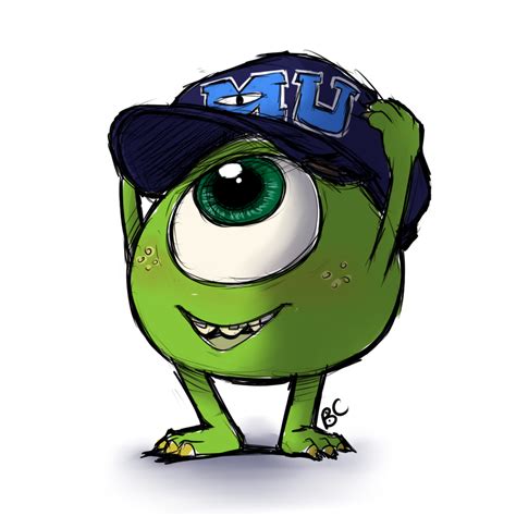 Mike Wasowski by Mitzy-Chan on DeviantArt