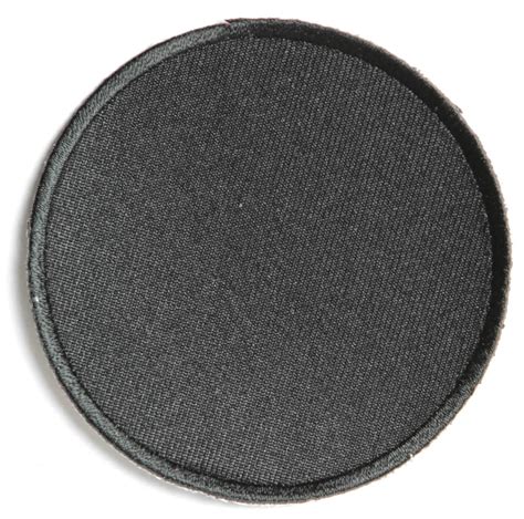 Black 3 Inch Round Blank Patch | Blank Patches -TheCheapPlace