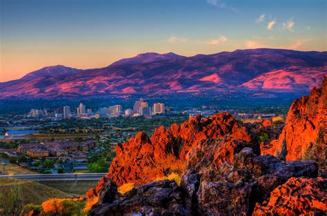 Reno Sunrise. Photo by Scott McGuire | Home Means Nevada | Pinterest