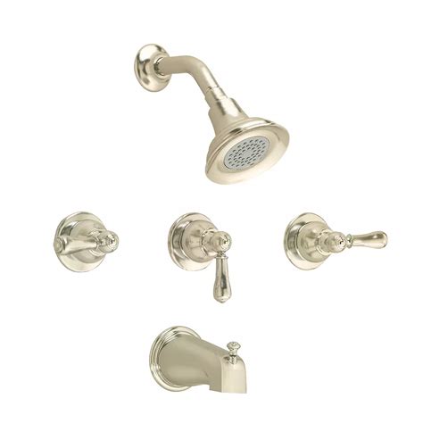 American Standard Hampton 3-Handle Tub and Shower Faucet in Satin Nickel | The Home Depot Canada