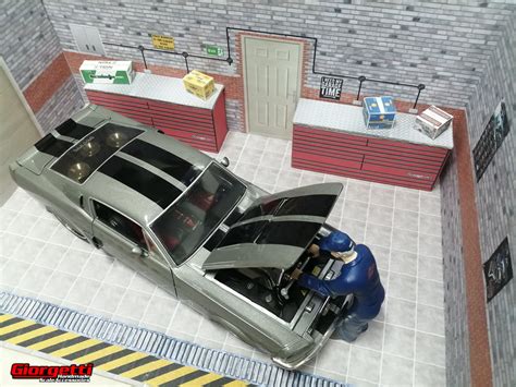 Printable Garage Diorama 1 64