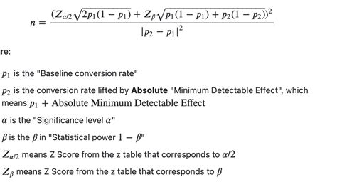 what is the difference between these two sample size calculation formula? - Cross Validated