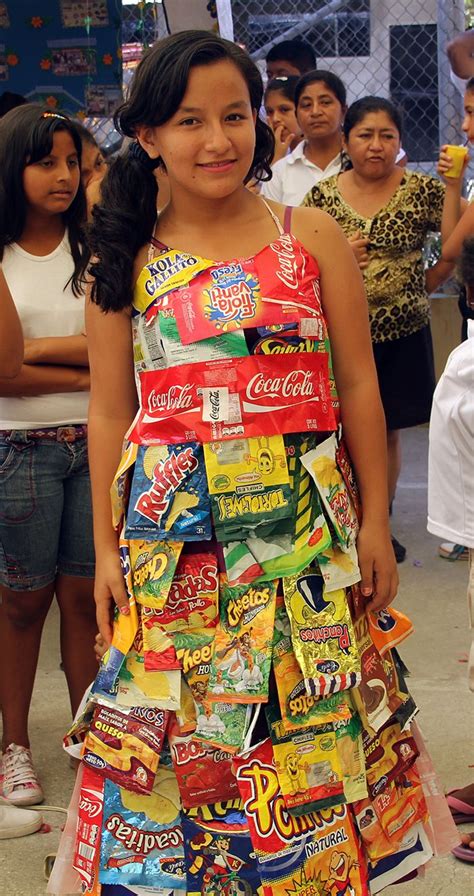 This girl in Ecuador knows how to upcycle! Using snack and soda ...