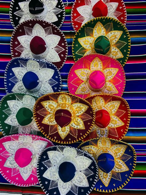 Embroidered Mariachi Hats – Azteca – Mexican Food Products Online Store