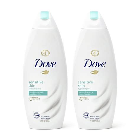 Dove Body Wash Sensitive Skin 22 oz 2 Count - Walmart.com - Walmart.com