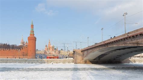 Winter Moscow, Russia editorial stock image. Image of attraction - 69905039